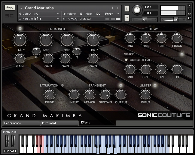 Grand Marimba Sampled Marimba Instrument For Kontakt Soniccouture