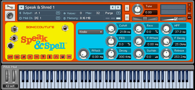 The Speak & Spell Kontakt Instrument